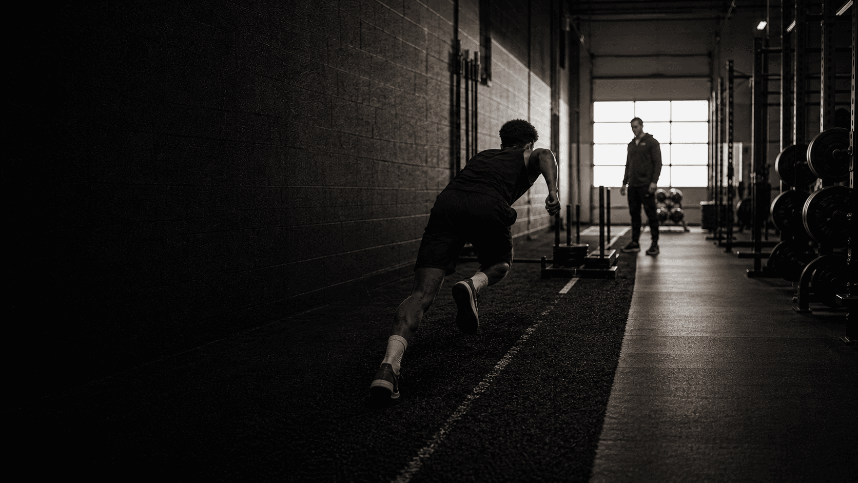 Athlete training at M2 Performance